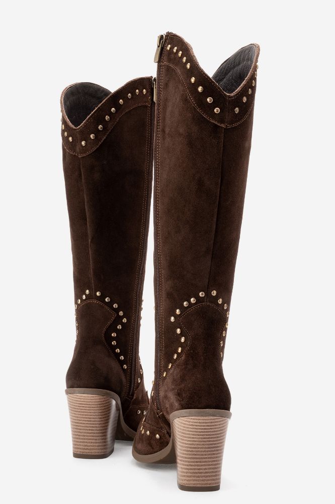 kadin-deri-zimba-detayli-western-cizme-KAHVE SUET-HKN1608-0101781_0